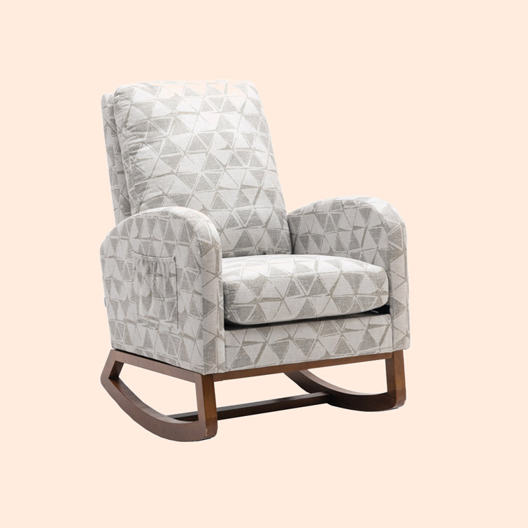 Corrigan Studio® Living Room Comfortable Rocking Chair Living Room